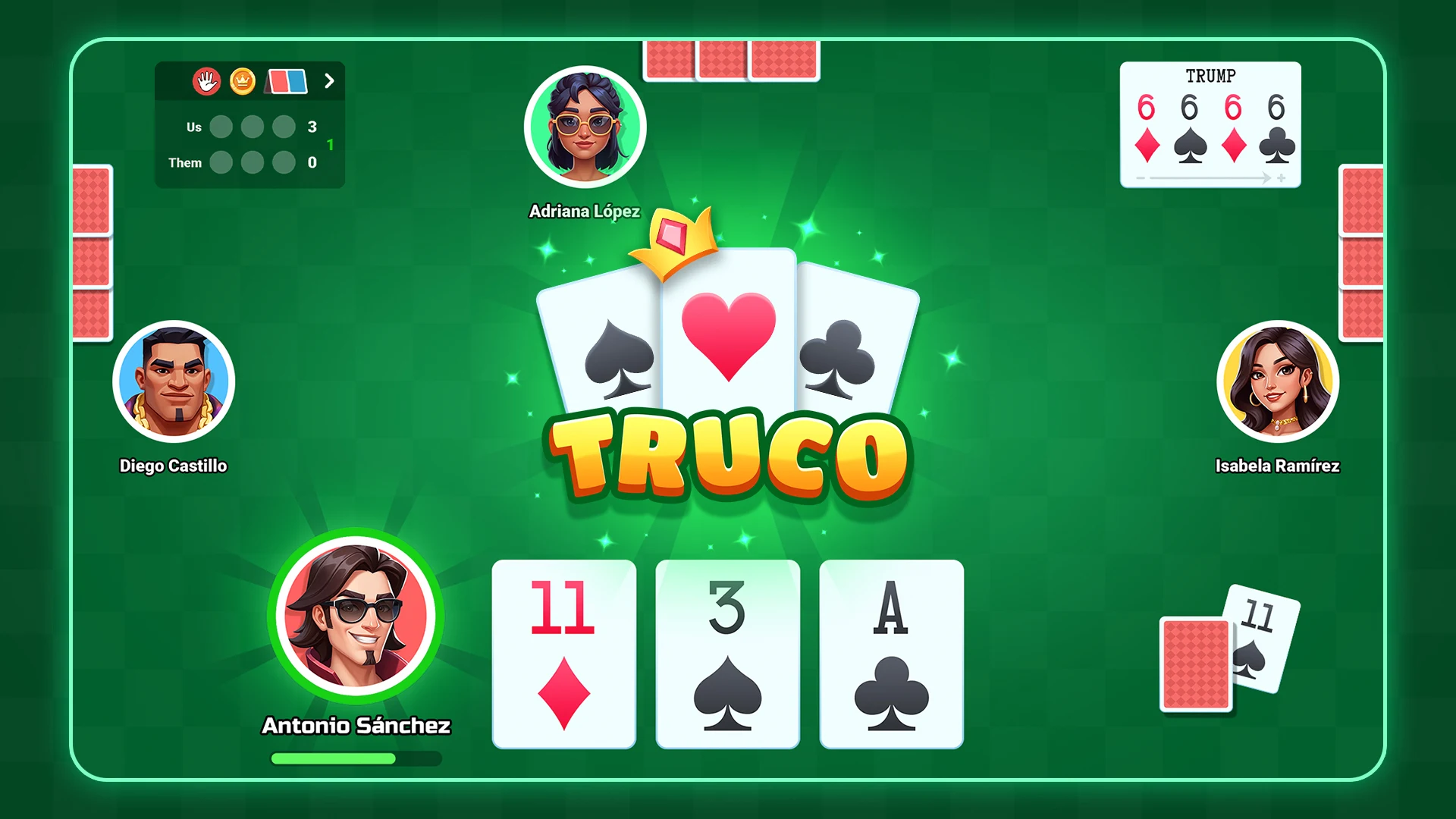 Truco King Offline screenshot