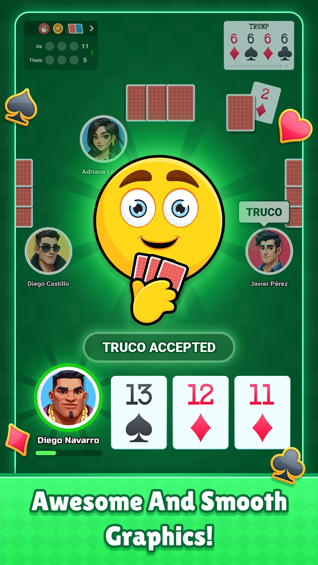 Truco King Offline screenshot