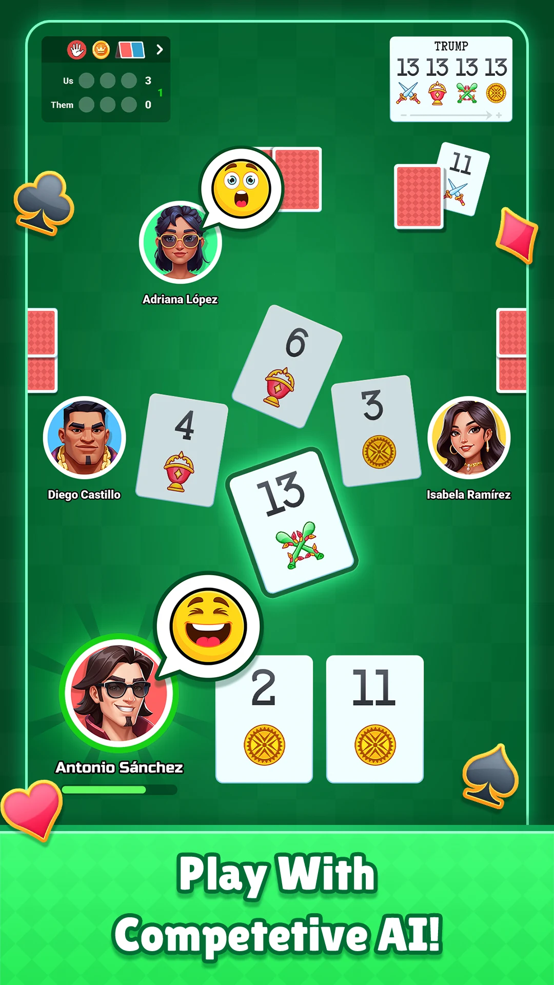 Truco King Offline screenshot